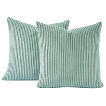 Gracie Corduroy Velvet European Pillowcases (Set of 2)